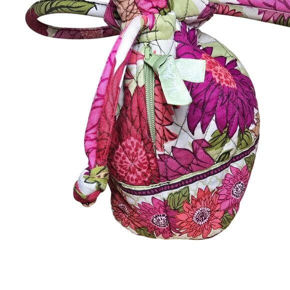 Vera Bradley Hello Dahlia zcinch Purse Top Handles Matching Makeup Bag - Picture 5 of 9